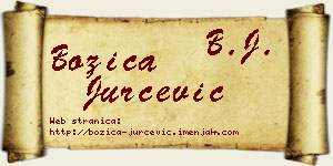 Božica Jurčević vizit kartica